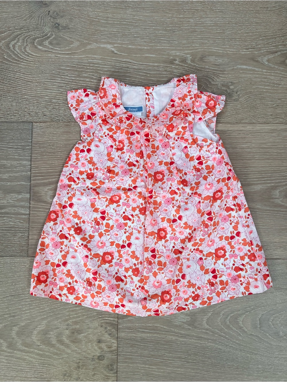 Jacadi Floral Ruffle Dress